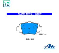 BRAKE PAD SET DISC BRAKE 13.0460-5989.2 FOR NISSAN CGA3DE 1.3L CG10DE 1.0L 4cyl