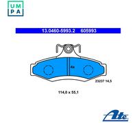 BRAKE PAD SET DISC BRAKE 13.0460-5993.2 FOR DAEWOO KONDOR ORION/Wagon NUBIRA