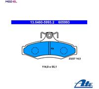 BRAKE PAD SET DISC BRAKE 13.0460-5993.2 FOR DAEWOO KONDOR ORION/Wagon NUBIRA