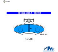 BRAKE PAD SET DISC BRAKE 13.0460-5993.2 FOR DAEWOO KONDOR ORION/Wagon NUBIRA
