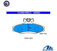 BRAKE PAD SET DISC BRAKE 13.0460-5993.2 FOR DAEWOO KONDOR ORION/Wagon NUBIRA