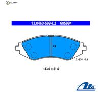 Brake pads 13.0460-5994.2 ATE for DAEWOO CHEVROLET