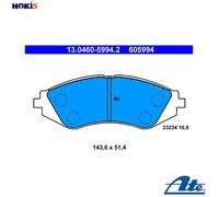 ATE 13.0460-5994.2 Brake pad set