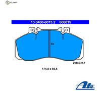 ATE Disc Brake Pad Set 13.0460-6015.2 Fits Mercedes-Benz T2/LN1 OM 364 919