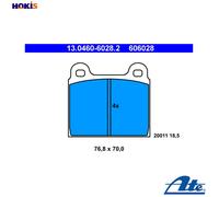 ATE Brake Pads 13.0460-6028.2 - Set for VW Transporter T3 / Mk II Bus Van