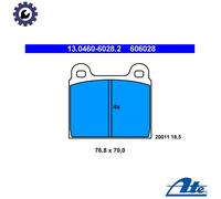Brake pads 13.0460-6028.2 ATE for VW TRANSPORTER Mk II Bus TRANSPORTER T3 Van