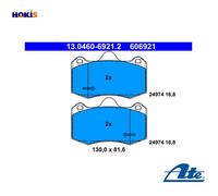 Brake pads 13.0460-6921.2 ATE for SEAT IBIZA Mk IV SC