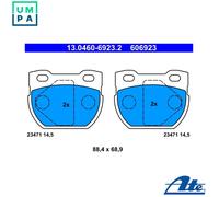 ATE 13.0460-6923.2 Brake pad set
