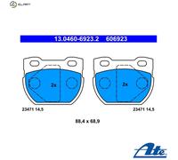 ATE 13.0460-6923.2 Brake pad set