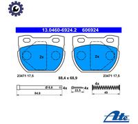 Fits ATE 13.0460-6924.2 Brake Pad Set, disc brake UK Stock