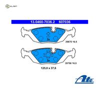 ATE 13.0460-7036.2 Brake pad set