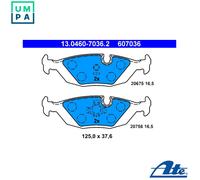 ATE 13.0460-7036.2 Brake pad set