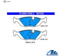 ATE 13.0460-7036.2 Brake pad set