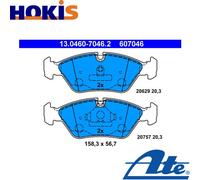 BRAKE PAD SET DISC BRAKE 13.0460-7046.2 FOR BMW 5/E28 M10B18 1.8L S14B23 2.3L