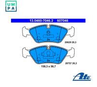 BRAKE PAD SET DISC BRAKE 13.0460-7046.2 FOR BMW 5/E28 S14B25 2.5L M10B18 1.8L