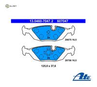 ATE 13.0460-7047.2 Brake pad set