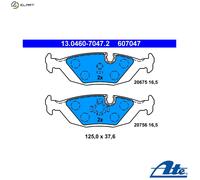 Brake pads 13.0460-7047.2 ATE for BMW 5 6 7