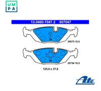 BRAKE PAD SET DISC BRAKE 13.0460-7047.2 FOR BMW M10B18 1.8L 4cyl 5 E28 M30 2.8L