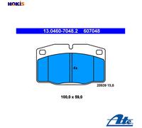 ATE Brake Pad Set 13.0460-7048.2 – Disc Brake for OPEL/VAUXHALL – UK Stock