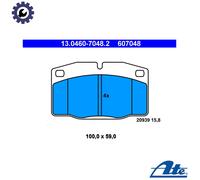ATE Brake Pad Set 13.0460-7048.2 – Disc Brake for OPEL/VAUXHALL – UK Stock
