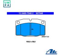 Fits ATE 13.0460-7048.2 Brake Pad Set, disc brake UK Stock