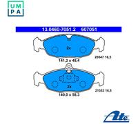 Brake pads 13.0460-7051.2 ATE for OPEL DAEWOO
