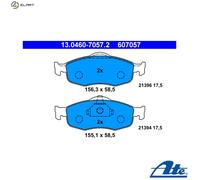 ATE 13.0460-7057.2 Brake pad set