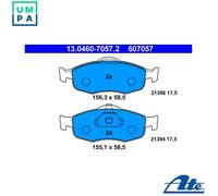 Brake pads 13.0460-7057.2 ATE for FORD GRANADA Mk III GRANADA Mk III Saloon