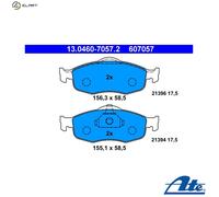 Brake pads 13.0460-7057.2 ATE for FORD GRANADA Mk III GRANADA Mk III Saloon