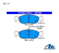 BRAKE PAD SET DISC BRAKE 13.0460-7058.2 FOR PEUGEOT 205//Convertible/Mk/II 1.4L