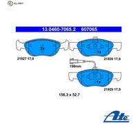 ATE Brake Pad Set 13.0460-7065.2 - Disc Brake for FIAT LANCIA Delta/II/Mk, Dedra/SW