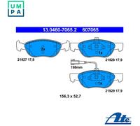 ATE Brake Pad Set 13.0460-7065.2 - Disc Brake for FIAT LANCIA Delta/II/Mk, Dedra/SW