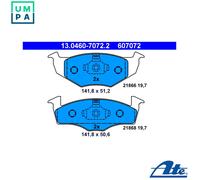 Brake pads 13.0460-7072.2 ATE for VW SEAT