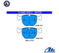 ATE Brake Pad Set 13.0460-7078.2 for BMW 5/7/X3/X5 (E39/E83/E53)