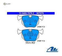 BRAKE PAD SET DISC BRAKE 13.0460-7079.2 FOR LAND ROVER RANGE/III/SUV/Mk BMW