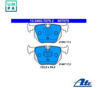 ATE 13.0460-7079.2 Brake pad set