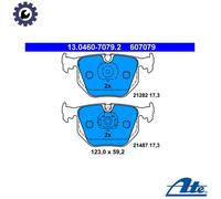 ATE 13.0460-7079.2 Brake pad set