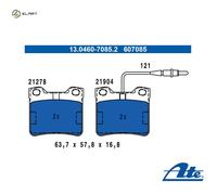 BRAKE PAD SET DISC BRAKE 13.0460-7085.2 FOR MERCEDES-BENZ VITO/Bus/Van 2.3L 4cyl