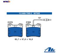 BRAKE PAD SET DISC BRAKE 13.0460-7085.2 FOR MERCEDES-BENZ VITO/Bus/Van 2.3L 4cyl