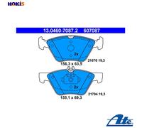 New Brake Pad Set, disc brake for CHRYSLER MERCEDES-BENZ:CLK,SLK,C208,A208
