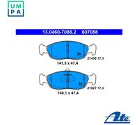 Brake pads 13.0460-7088.2 ATE for PEUGEOT CITROËN