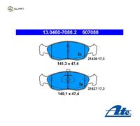 BRAKE PAD SET DISC BRAKE 13.0460-7088.2 FOR PEUGEOT 106/Van/Hatchback/II 306 306