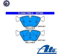 BRAKE PAD SET DISC BRAKE 13.0460-7089.2 FOR BMW 5E39 M52B25 M54B25 2.5L M54B22