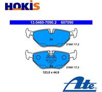 ATE 13.0460-7090.2 Brake pad set