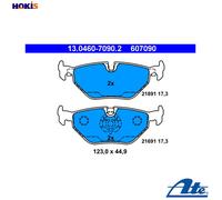 ATE 13.0460-7090.2 Brake pad set