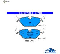 BRAKE PAD SET DISC BRAKE 13.0460-7090.2 FOR BMW M47D20 2.0L 4cyl 5 E39 M57D25