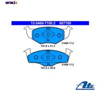 ATE 13.0460-7100.2 Brake pad set