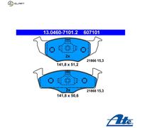 Brake pads 13.0460-7101.2 ATE for VW SEAT