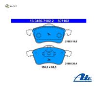 Fits ATE 13.0460-7102.2 Brake Pad Set, disc brake UK Stock