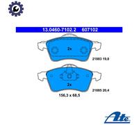 Fits ATE 13.0460-7102.2 Brake Pad Set, disc brake UK Stock